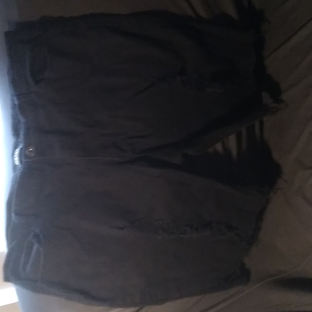 Black jeans with rips